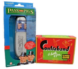 Contrabbando Gioco di Carte + Pass the Pigs (Inglese, Completo) Festa/Dopocena - Foto 1 di 24