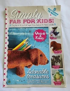 Simply Fab For Kids! 5 patterns Adorable Treasures (Simply Knitting 2012) - Picture 1 of 4