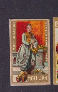 Ancienne   petite étiquette  Allumettes Autriche BN184043  Femme Inde - Imagen 1 de 1