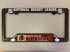 Chicago Blackhawks Hockey NHL Vibrant Plastic Retro License Plate Frame Holder