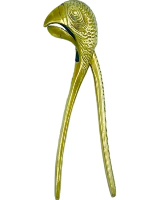 Cascanueces navideños vintage de latón para loro pájaro Foto 1 de 4