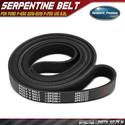Cinturón serpentino de alta resistencia de 107,75" para chasis de autocaravana Ford F-53 F-650 F-750 Foto 1 de 4