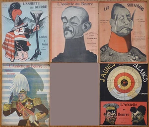 L'ASSIETTE AU BEURRE 5 numéros illustrés par LEAL DA CAMARA - Picture 1 of 1