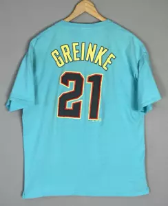 Vintage Arizona Diamondbacks MLB Majestic Zack Greinke #21 Jersey TShirt Size XL - Picture 1 of 7