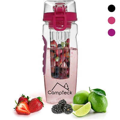 1000ml Trinkflasche Fruchtschorlen Infuser Wasserflasche BPA-freier Water Bottle - Bild 1 von 4