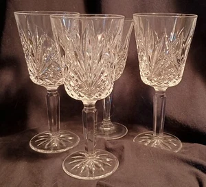 MASQUERADE CRISTAL D'ARQUES-DURAND Claret 4 Weingläser Frankreich 6 3/8" - Bild 1 von 2