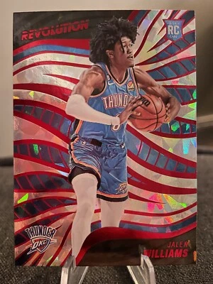 2022-23 Panini Revolution Rookies Chinese New Year Jalen Williams RED Parallel - Image 1 of 2