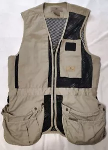 Game Winner Vest Fowl Bird Khaki Hunting Utility Vest Padded Shoulder M/L - Picture 1 of 8
