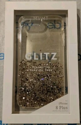 MVMT Funda Para Apple iPhone 8 Plus Protectora A Presión Oro Rosa Brillo Nueva Foto 1 de 2