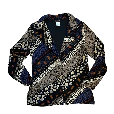 Citiknits M Chaqueta Cárdigan Suéter Top Blazer Viaje Elastizado Tejido Jersey Artístico Foto 1 de 3