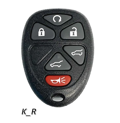 2010 2011 2012 GMC Yukon OEM Electronics chave remota 6Btn OUC60270 15913427 - Imagem 1 de 4