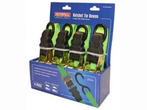FAITDRATSET4 amarres de trinquete 5m x 25mm verde 4 piezas - Imagen 1 de 1
