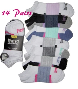 14 pares de calcetines para mujer Everlast No Show talla 5-9 - Imagen 1 de 4
