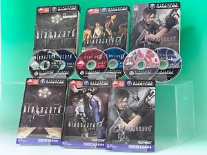 lot of 3 Nintendo Gamecube Resident Evil & 0 & 4 Excellent GC Capcom NTSC-J