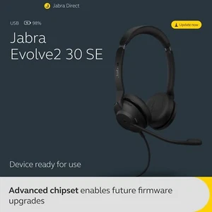 Jabra Evolve2 30 SE USB-A Wired Noise-Cancelling Stereo Headset 23189-999-979 - Picture 1 of 10