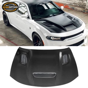 Fits 15-23 Dodge Charger SRT Hellcat Redeye Widebody Style Front Hood Aluminum - Picture 1 of 10