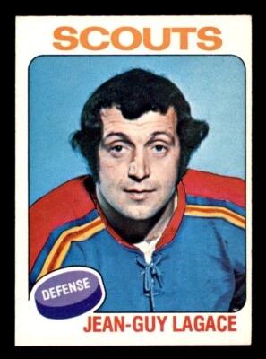 1975 OPC O-Pee-Chee Hockey #141 Jean-Guy Lagace NM *e1 - Image 1 of 2