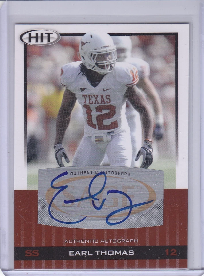 Earl Thomas III Rookie AUTO 2010 SAY HIT #A60 Seahawks - Imagem 1 de 1
