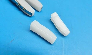 NYLON JAWS REPLACEMENT PLASTIC JAW SET INSERTS TIPS FLAT FOR FLAT NOSE PLIERS - Picture 1 of 7