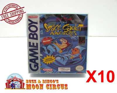 10x NINTENDO GAME BOY CLEAR PROTECTIVE BOX PROTECTOR SLEEVE CASE -FREE SHIPPING! - Image 1 of 4