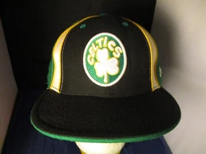 VINTAGE NEW ERA BOSTON CLETICS CLOVER NBA BASKETBALL HAT 59FIFTY FITTED - Picture 1 of 10