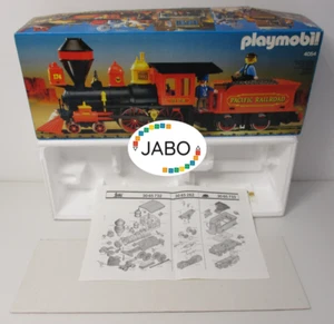 Playmobil Leerkarton 4054 Steaming Mary Western Eisenbahn Lok OVP + BA Klicky - Bild 1 von 12