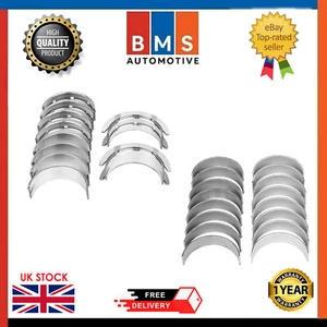 JUEGO COJINETES PRINCIPALES Y DE EXTREMO GRANDE BMW N63B44 4.4 GASOLINA STD 6 CONVERTIBLE 5 TOURING - Imagen 1 de 8