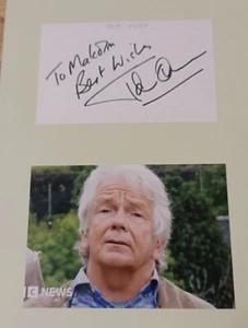 Tom Owen English Actor Original Signature On Postcard With Photo - Picture 1 of 1