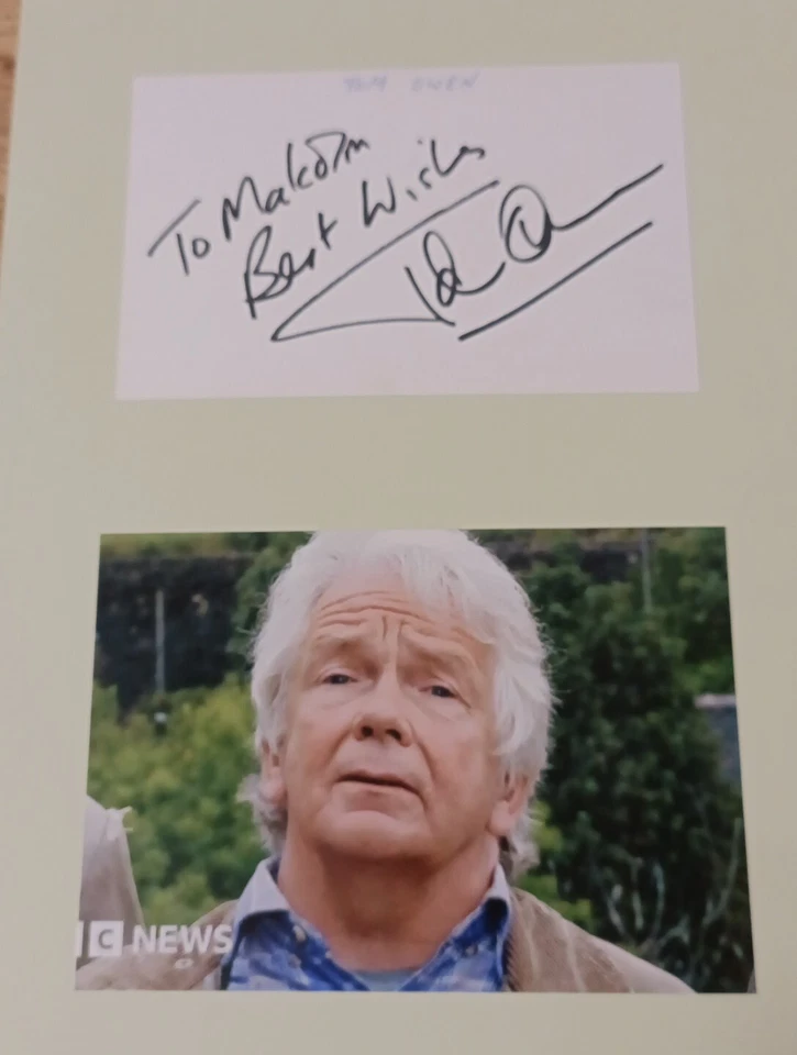 Tom Owen English Actor Original Signature On Postcard With Photo - Image 1 of 1