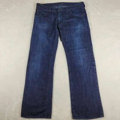 Pantalones de mezclilla Armani Jeans para mujer 34x30 azul recto lavado oscuro cómodos Foto 1 de 4