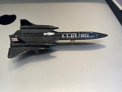 Vintage A127 SR-71 U.S. Air Force Plane Diecast Lockheed Blackbird Collectable - Image 1 of 3