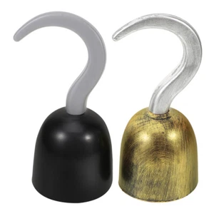 2 Pezzi Gancio Pirata Giocattolo Prop Halloween Costume Accessori - Foto 1 di 12
