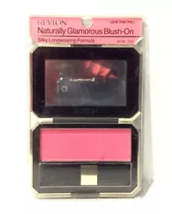 Revlon 0.21 oz naturally glamorous blush-on Love That Pink silky longwearing R30 - Picture 1 of 2