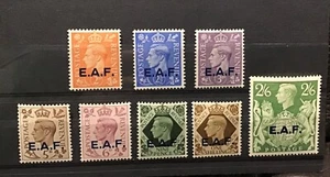 E.A.F. Stamps. 1d-2/6 Lightly mounted mint - Foto 1 di 2