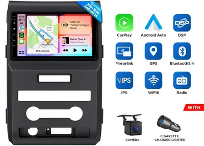 CAM+For Ford F-150 2011 Android 14 Car Stereo Wireless CarPlay Android Auto Navi - Image 1 of 4