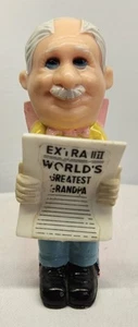 Vtg 1970 Berries Figure World's Greatest Grandpa Hong Kong Kitsch Retro - Picture 1 of 10