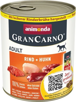Nimonda GranCarno Hunde Nassfutter (6 x 800 g), getreidefreie - Bild 1 von 3