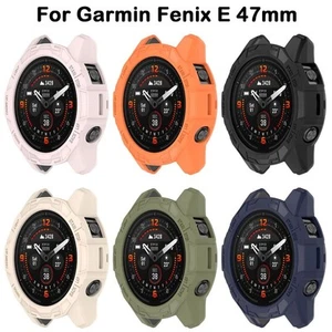 Bumper Protective Case TPU Screen Protector Edge Shell for Garmin Fenix E 47mm - Zdjęcie 1 z 18