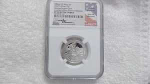 2017-S Silver PF70 George Rogers Clark Quarter Limited Edition NGC FIRST REL. - Picture 1 of 10