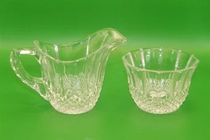 BLEIKRISTALL TRITSCHLER WINTERHALDER CREAMER + OPEN SUGAR BOWL SET NO BOX (READ) - Picture 1 of 4