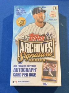 2022 Topps Archives Signature Series Box Sealed - Picture 1 of 10