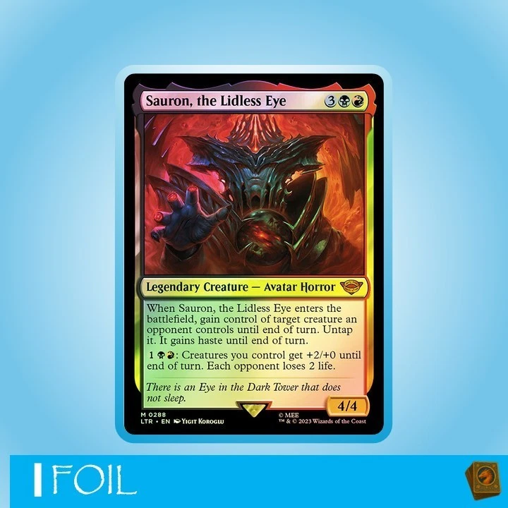 Sauron, the Lidless Eye | Magic MTG | Lord of the Rings | NM | EN | M | Foil - Bild 1 von 1