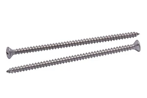 10 x 4 Stainless Steel Wood Screws - Oval Head Deck Screws - 18-8 (304) Stain... - Picture 1 of 7