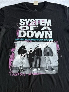 SYSTEM OF A DOWN Shirt DEFTONES Toronto 💯 Official Merch Mash Up - Large 🛸 - Picture 1 of 3