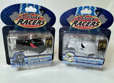 Литые модели автомобилей Disney Racers Star Wars Darth Vader Stormtrooper 2007 новые запечатанные - Изображение 1 из 4