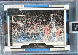 2023-24 PANINI ONE AND ONE TIMELESS MOMENTS AUTO KNICKS CARMELO ANTHONY 73/75 - Picture 1 of 2