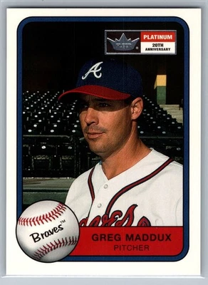 /201 2001 Fleer Platinum - Silver Greg Maddux #103 - HOF NM-MT - Image 1 of 2