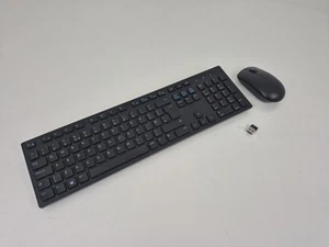 Teclado inalámbrico Dell WK636t WM116t mouse inalámbrico con receptor inalámbrico USB - Imagen 1 de 5