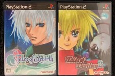 PS2 Tales of Destiny 2 & Rebirth 2 game set Japan