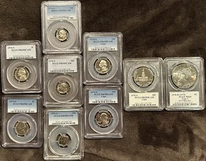 1776-1976 Bicentennial PCGS Coin Set - 9 Coins Pictured Including Ike LOST YEAR - Picture 1 of 6